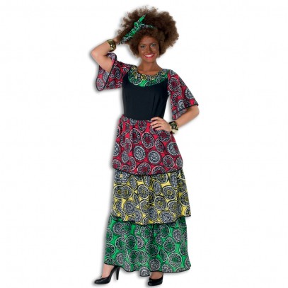 Big Mama Afrika Kostüm