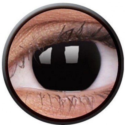 Black Eye Kontaktlinsen schwarz