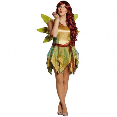 Blätterfee Waldelfin Kostüm 1