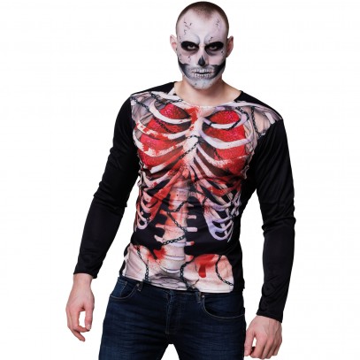 Bloody Skelett Shirt