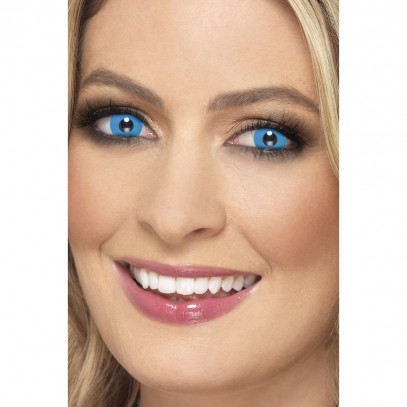 Blue Harlequin Tages-Kontaktlinse
