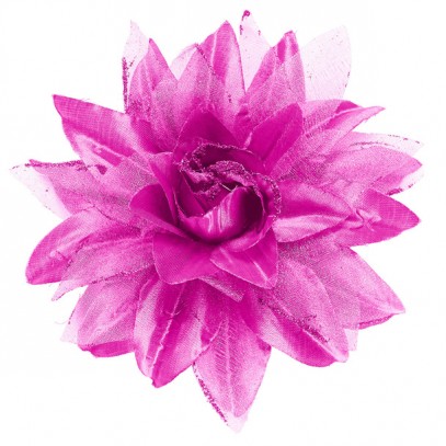 Blumige Rosen Haarspange rosa