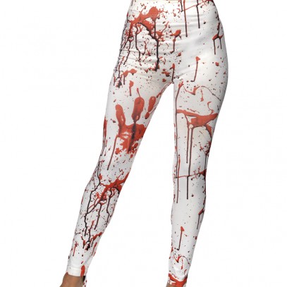 Blutbespritze Halloween Leggings für Damen