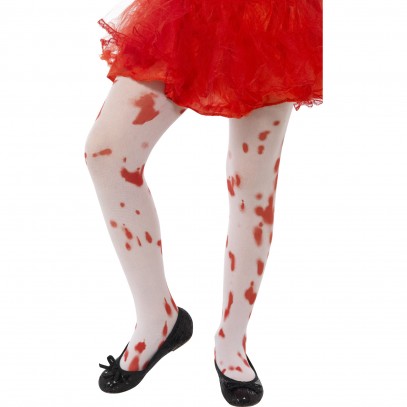 Blutige Halloween Strumpfhose für Kinder