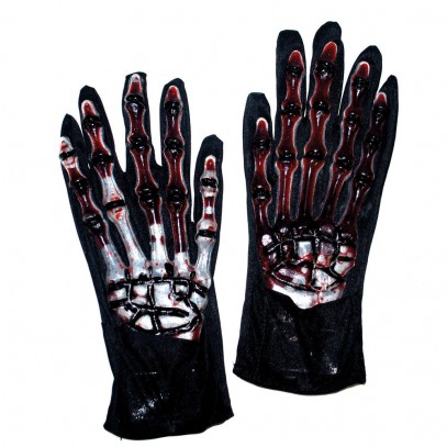 Blutige Horror Halloween Handschuhe