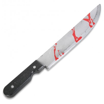 Blutiges Horror Messer 50cm