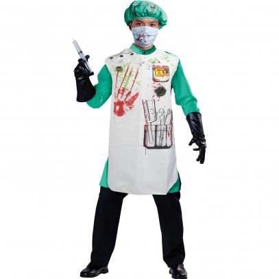 Blutiges Doktor Chirurg Kostüm-Set 