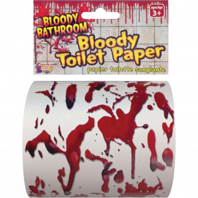 Blutspritzer Toilettenpapier