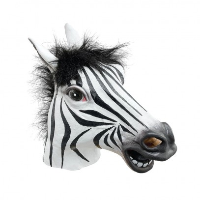 Zebra Vollkopfmaske