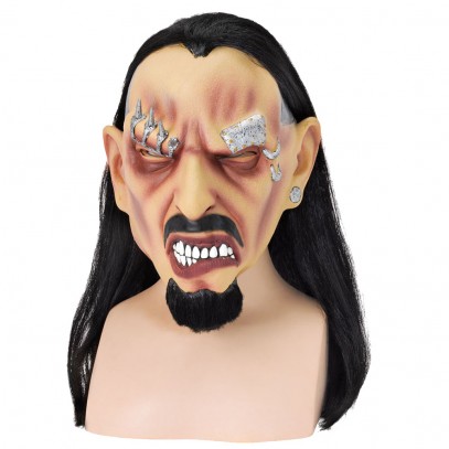 Gepiercter Freak Maske mit Haaren