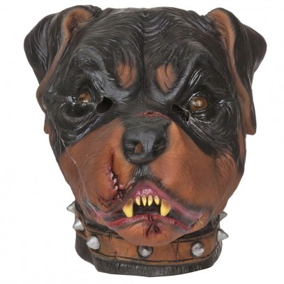 Horror Rottweiler Halloween Maske