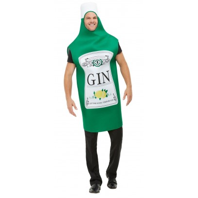 Bottle of Gin Kostüm für Erwachsene