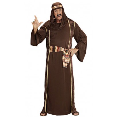 Arabisches Scheich Kostüm für Herren braun