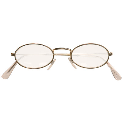 Brille oval gold