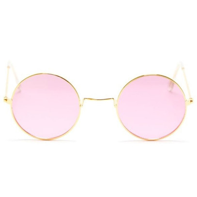 70er Jahre Brille rosa-gold
