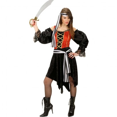 Bukanier Lady Piratin Kostüm