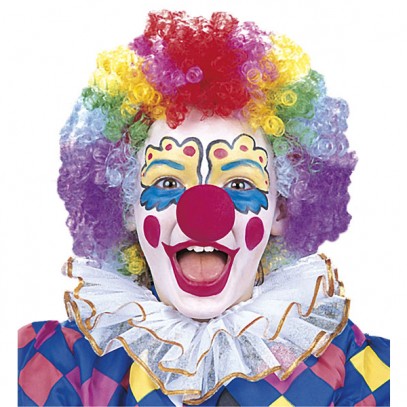 Bunte Clown Perücke für Kinder