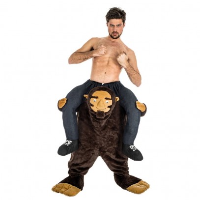 Funny Monkey Affen Huckepack Kostüm