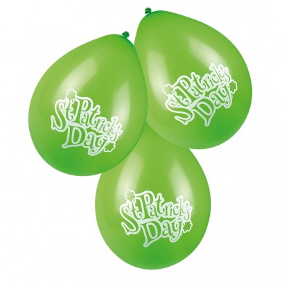 St. Patricks Day Ballons 6 Stück