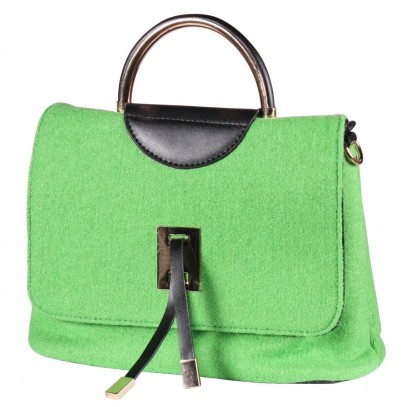 Elegante Handtasche Uni grün