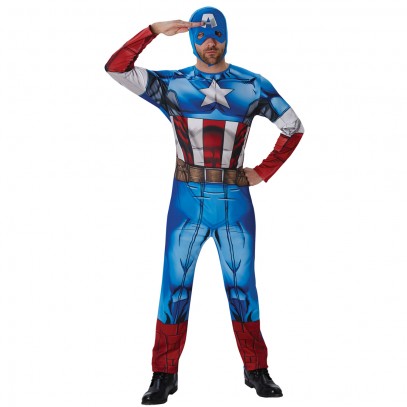 Captain America Comic Version für Damen und Herren 
