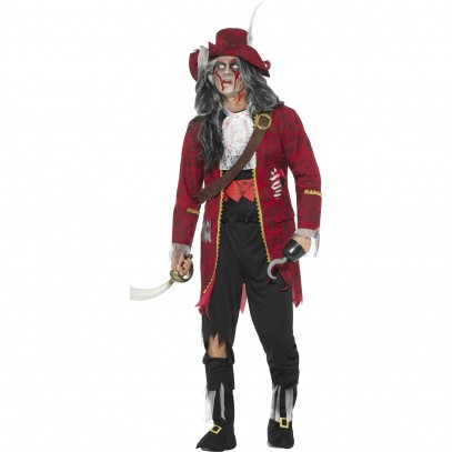 Captain Jackson Zombie-Pirat Herrenkostüm