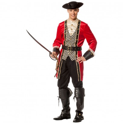 Captain Tjark Piraten Kostüm für Herren