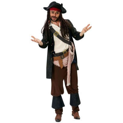 Captain Jack Sparrow Herrenkostüm Deluxe