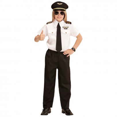 Captain Johnsson Pilotenkostüm für Kinder
