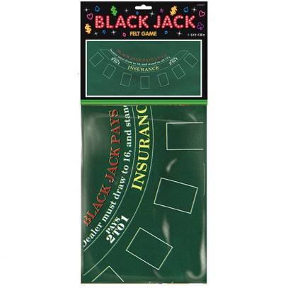 Casino Black Jack Tischdecke