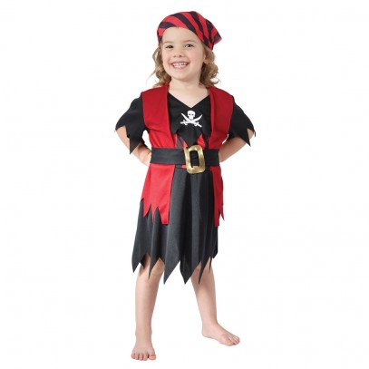 Mini Piratin Kleinkinder Kostüm