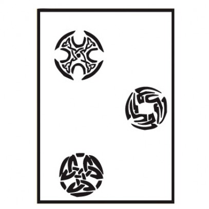 Airbrush Schablone Celtic Symbols