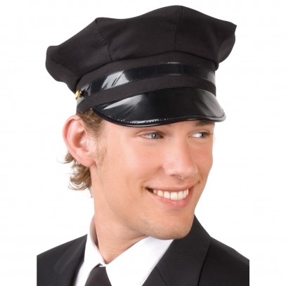 Chauffeur Mütze schwarz