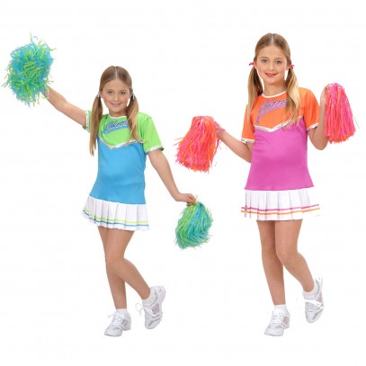 Cheerleader Kinderkostüm in 2 Farben