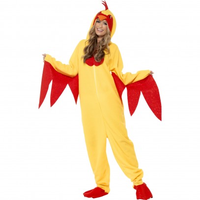 Chicken All-in-One Kostüm unisex