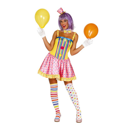 Candy Clown Girl Damenkostüm