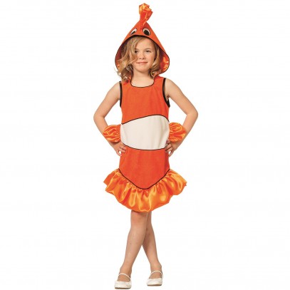 Clownfisch Kinderkostüm orange 1