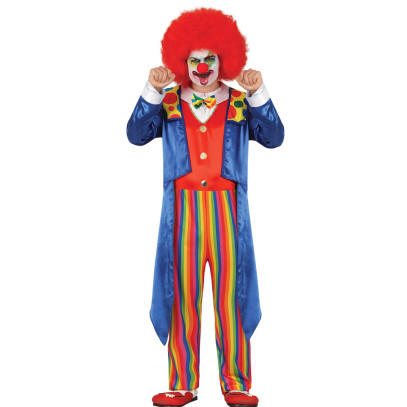 Crazy Sam Clown Kostüm für Herren