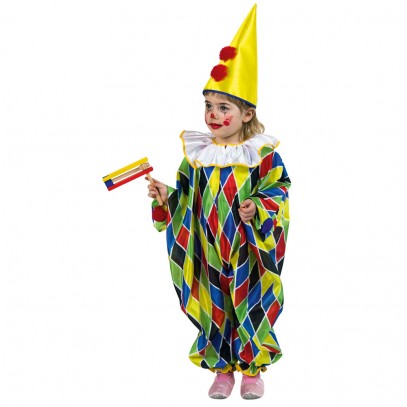 Kleiner Karnevals-Clown Kinderkostüm