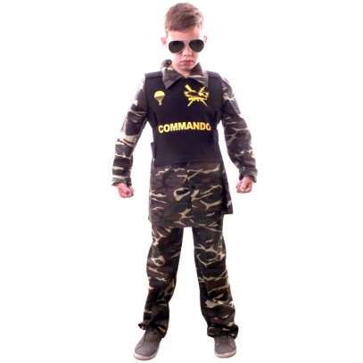 Commando Camouflage Kinderkostüm