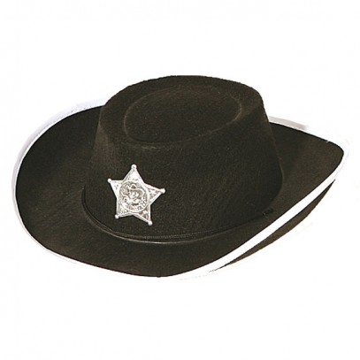 Cowboy Hut schwarz für Kinder