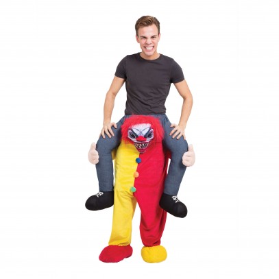 Crazy Clown Huckepack Kostüm