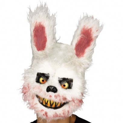 Creepy Horror Bunny Maske