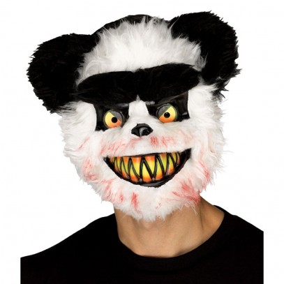 Creepy Horror Panda Maske