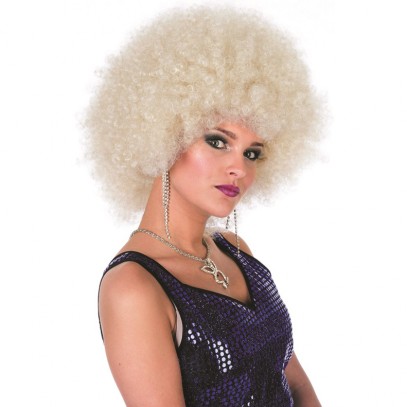 Curly Sue Afro Perücke blond