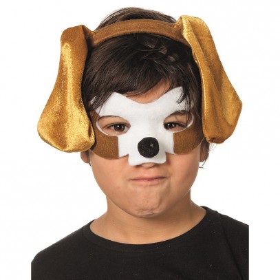Dackel Hunde-Maske mit Ohren