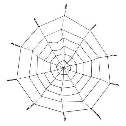 Spinnennetz mit Glitter 90x100 cm