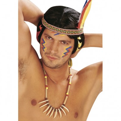 Deluxe Indianer Halskette bunt