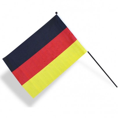 Deutschland Fahne mit Stab 30 x 45cm