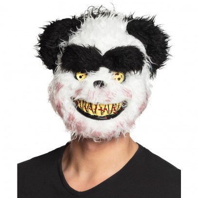Grinsende Horror Panda Maske